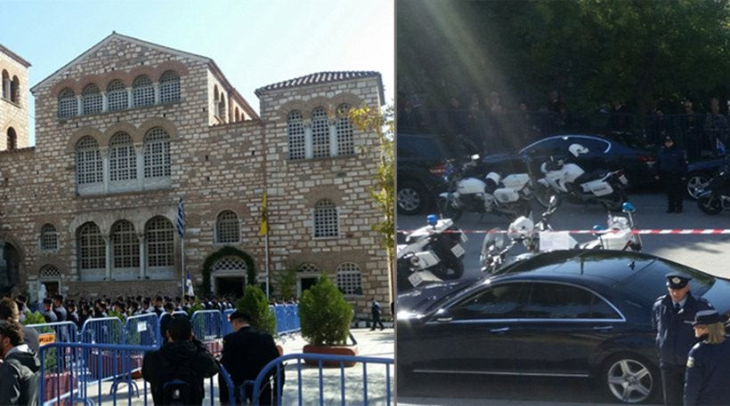 Τρέμει το πολιτικό κατεστημένο: Κάγκελα παντού και αστυνομικές δυνάμεις έξω από τον Άγιο Δημήτριο